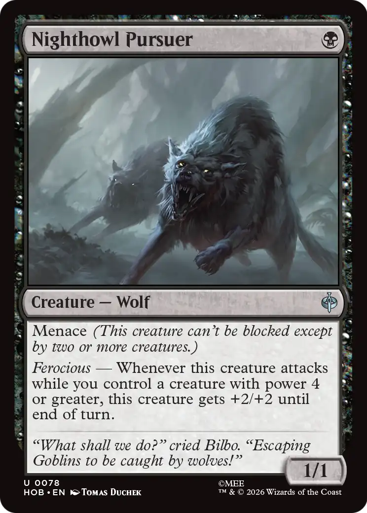 Nighthowl Pursuer [The Hobbit] | Card Merchant Takapuna
