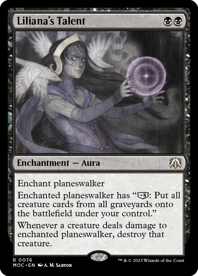 Liliana's Talent [March of the Machine Commander] | Card Merchant Takapuna