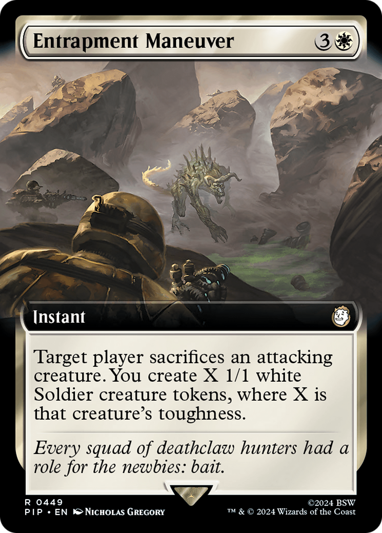 Entrapment Maneuver (Extended Art) [Fallout] | Card Merchant Takapuna