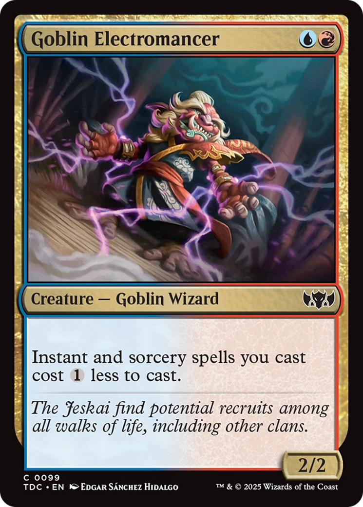 Goblin Electromancer [Tarkir: Dragonstorm Commander] | Card Merchant Takapuna