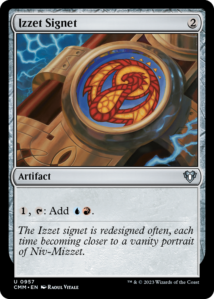 Izzet Signet [Commander Masters] | Card Merchant Takapuna