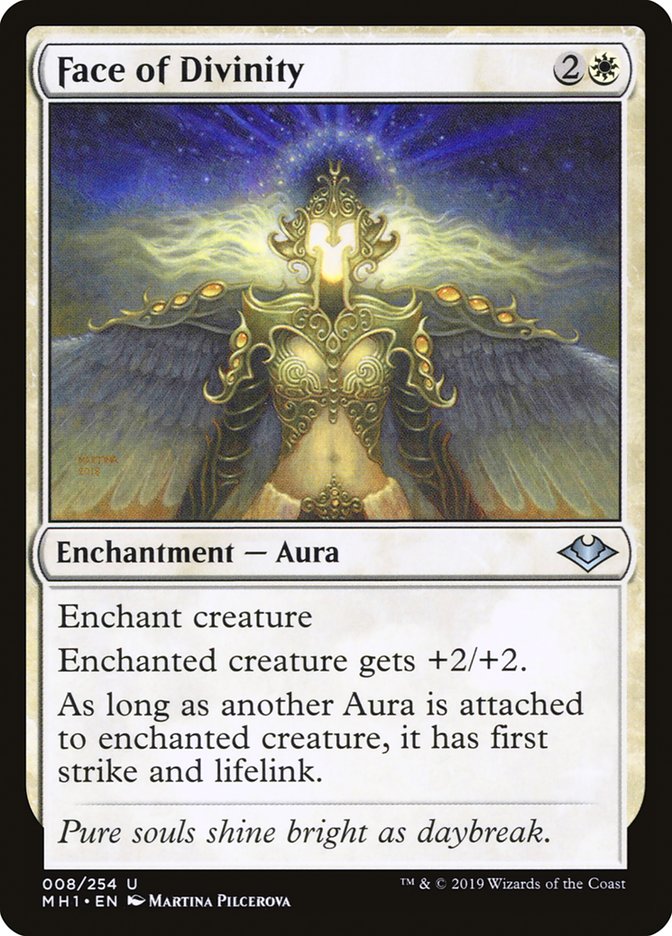 Face of Divinity [Modern Horizons] | Card Merchant Takapuna