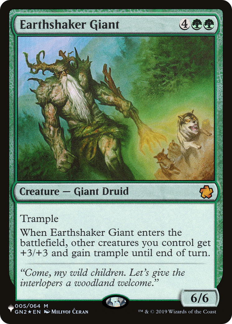 Earthshaker Giant [The List] | Card Merchant Takapuna
