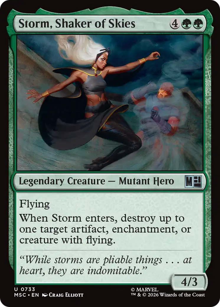Storm, Shaker of Skies [Marvel Super Heroes Commander] | Card Merchant Takapuna