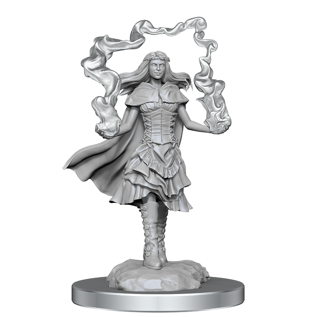 D&D Nolzurs Marvelous Unpainted Miniatures Dark Spellcaster & Flameskulls | Card Merchant Takapuna