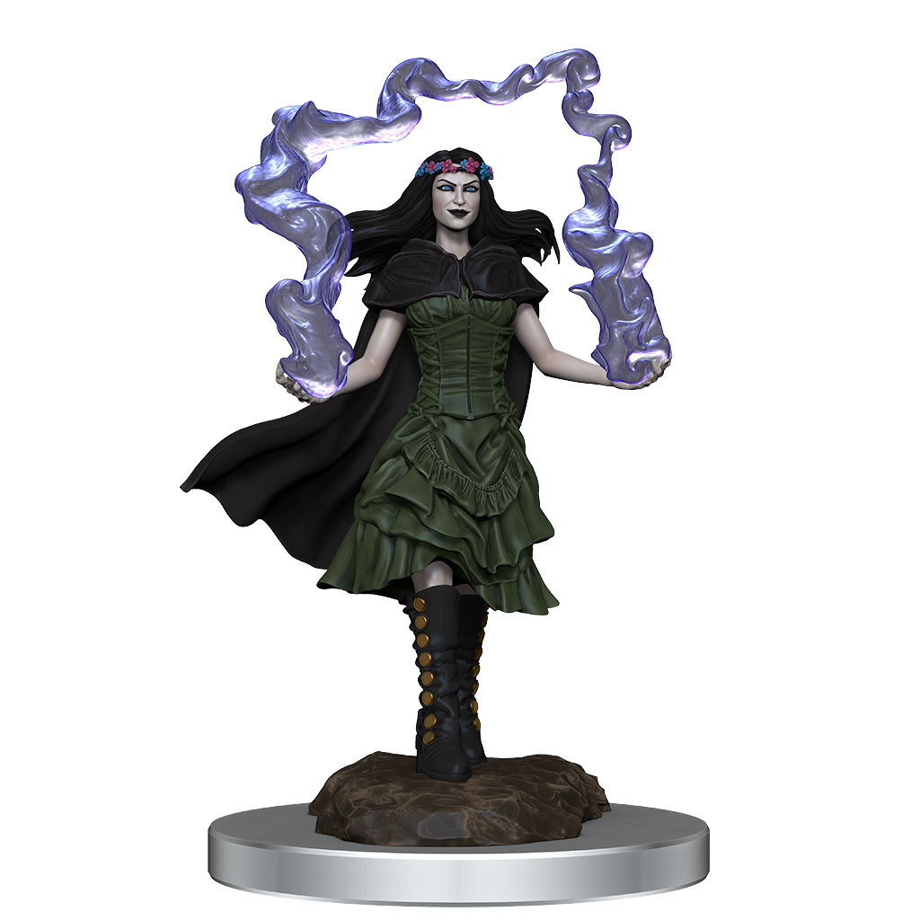 D&D Nolzurs Marvelous Unpainted Miniatures Dark Spellcaster & Flameskulls | Card Merchant Takapuna