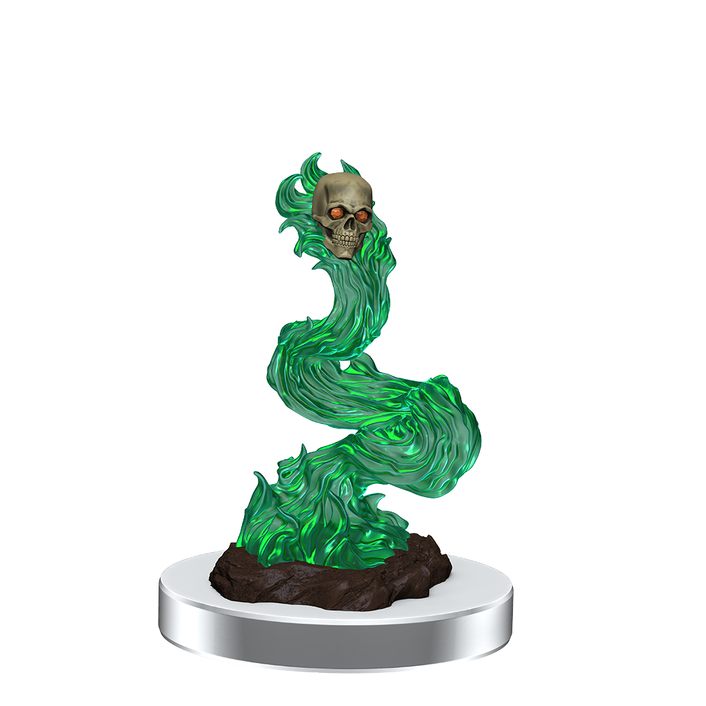 D&D Nolzurs Marvelous Unpainted Miniatures Dark Spellcaster & Flameskulls | Card Merchant Takapuna