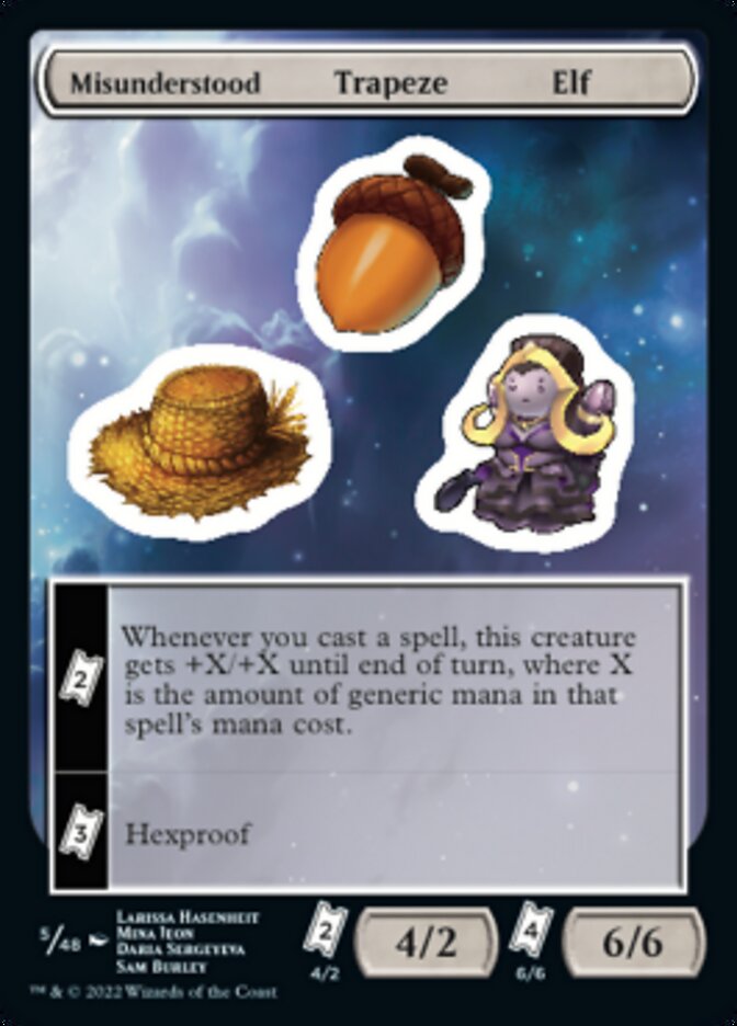 Misunderstood Trapeze Elf [Unfinity Stickers] | Card Merchant Takapuna