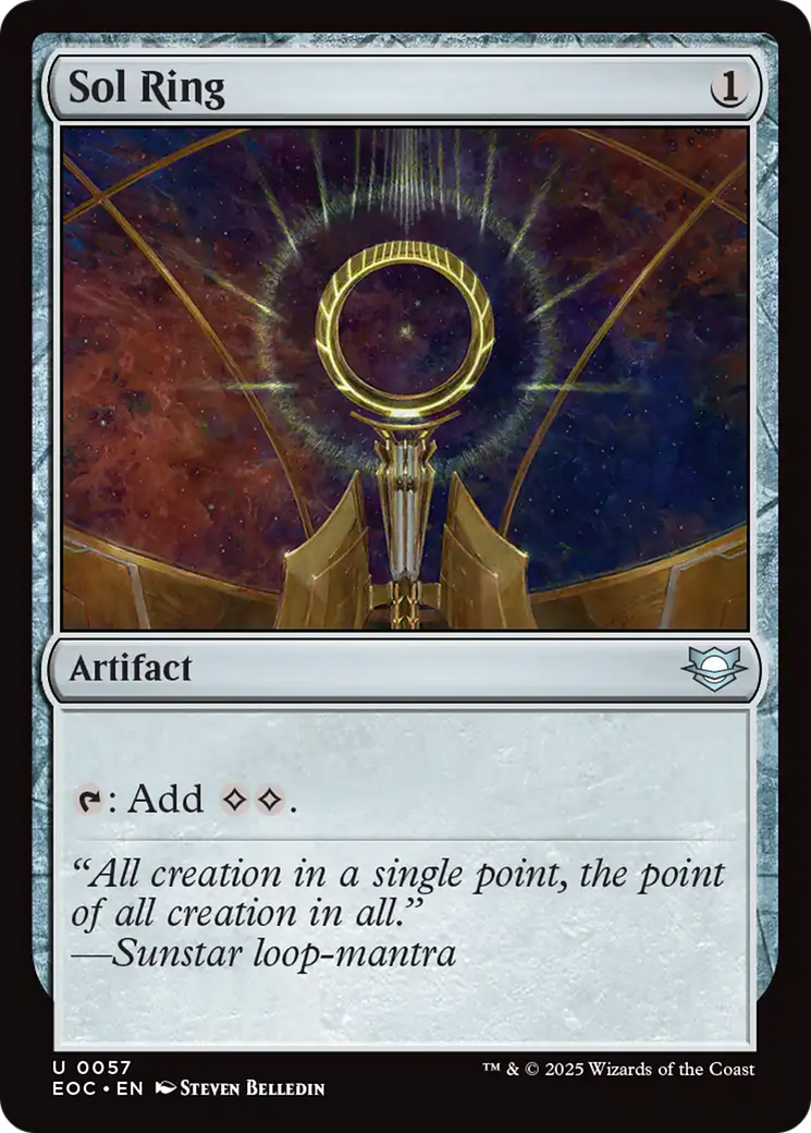 Sol Ring [Edge of Eternities Commander] | Card Merchant Takapuna