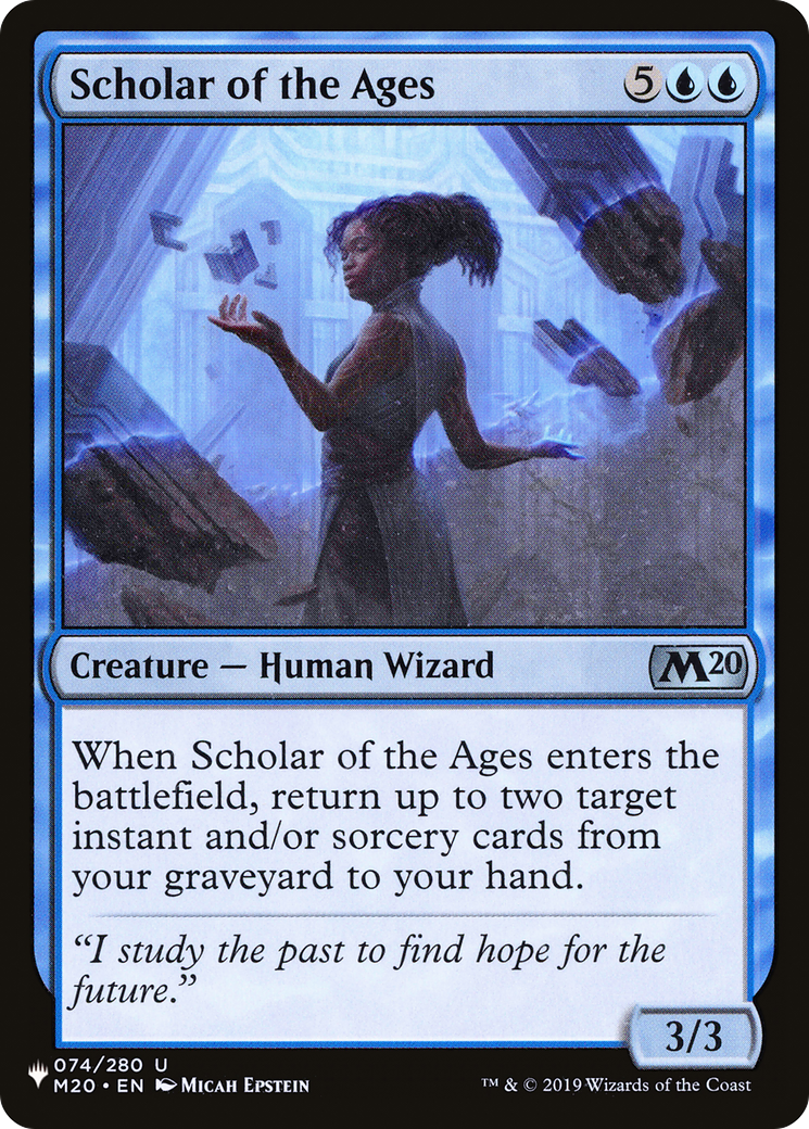 Scholar of the Ages [The List] | Card Merchant Takapuna