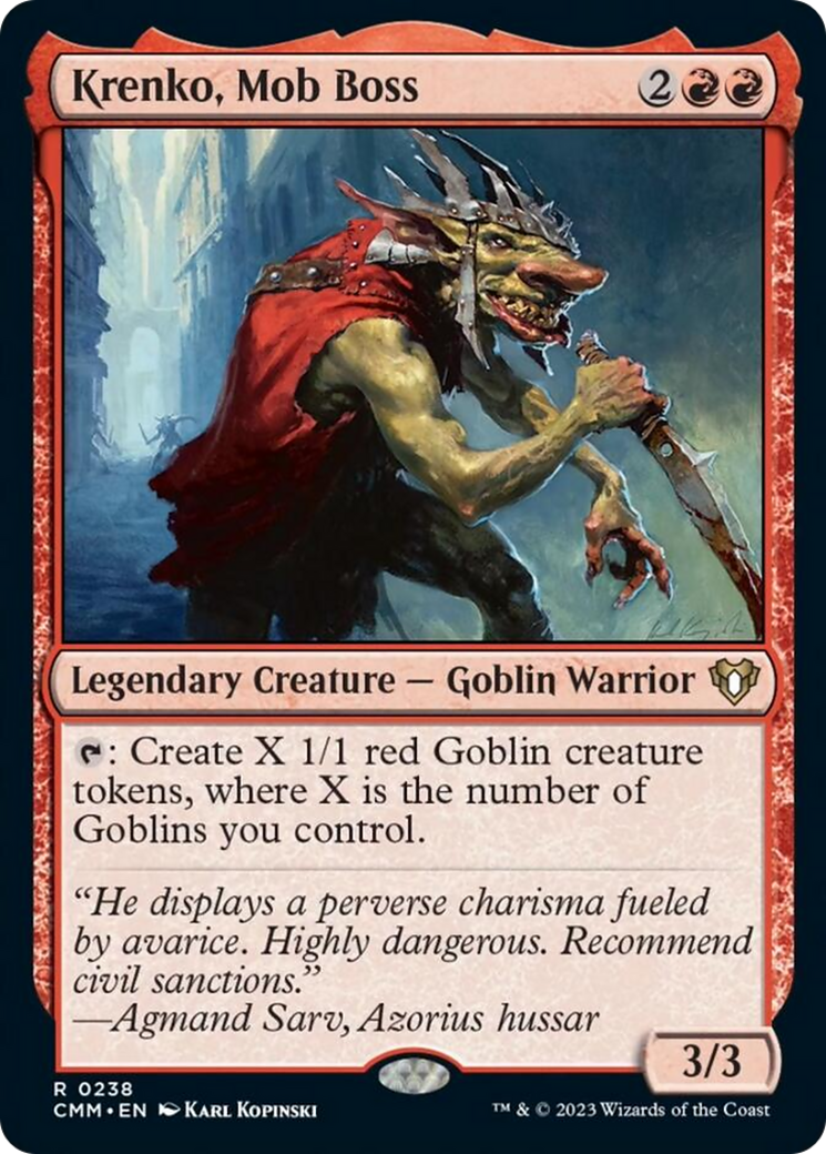 Krenko, Mob Boss [Commander Masters] | Card Merchant Takapuna