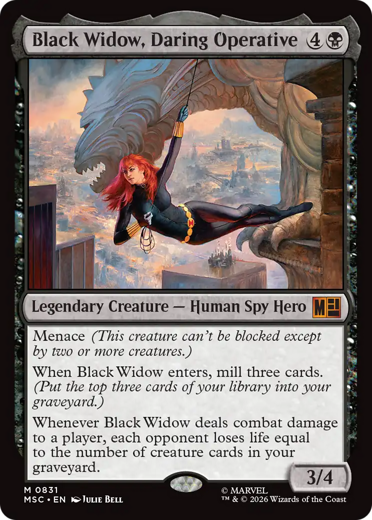 Black Widow, Daring Operative [Marvel Super Heroes Commander] | Card Merchant Takapuna