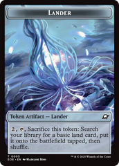 Drone // Lander (0005) Doubled-Sided Token [Edge of Eternities Tokens] | Card Merchant Takapuna