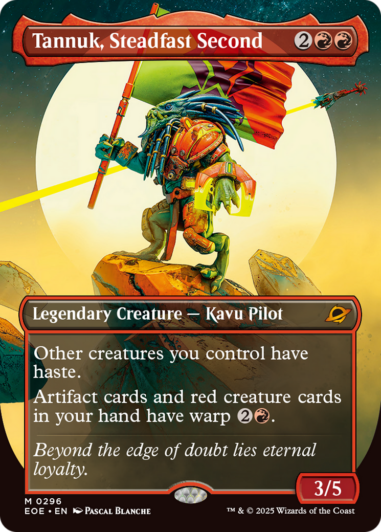 Tannuk, Steadfast Second (Borderless) [Edge of Eternities] | Card Merchant Takapuna