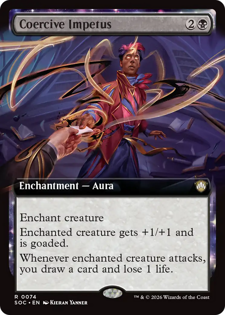 Coercive Impetus (Extended Art) [Secrets of Strixhaven Commander] | Card Merchant Takapuna