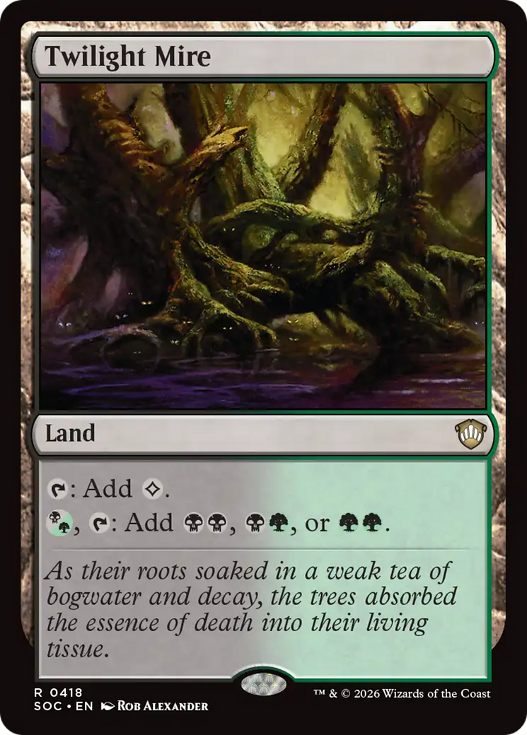 Twilight Mire [Secrets of Strixhaven Commander] | Card Merchant Takapuna