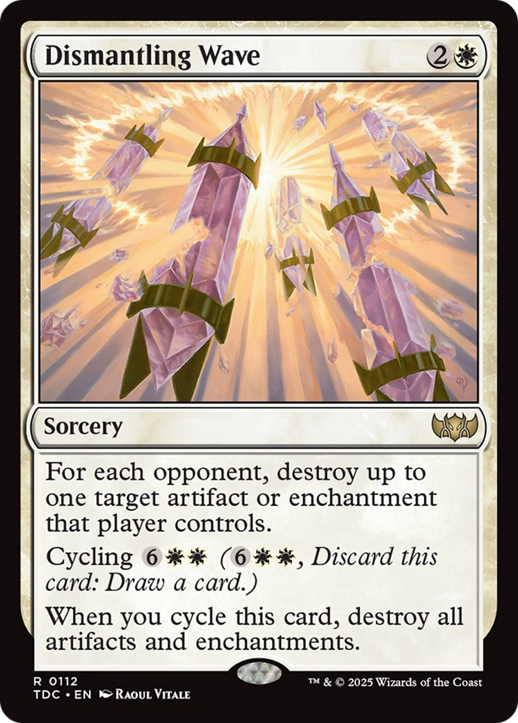 Dismantling Wave [Tarkir: Dragonstorm Commander] | Card Merchant Takapuna