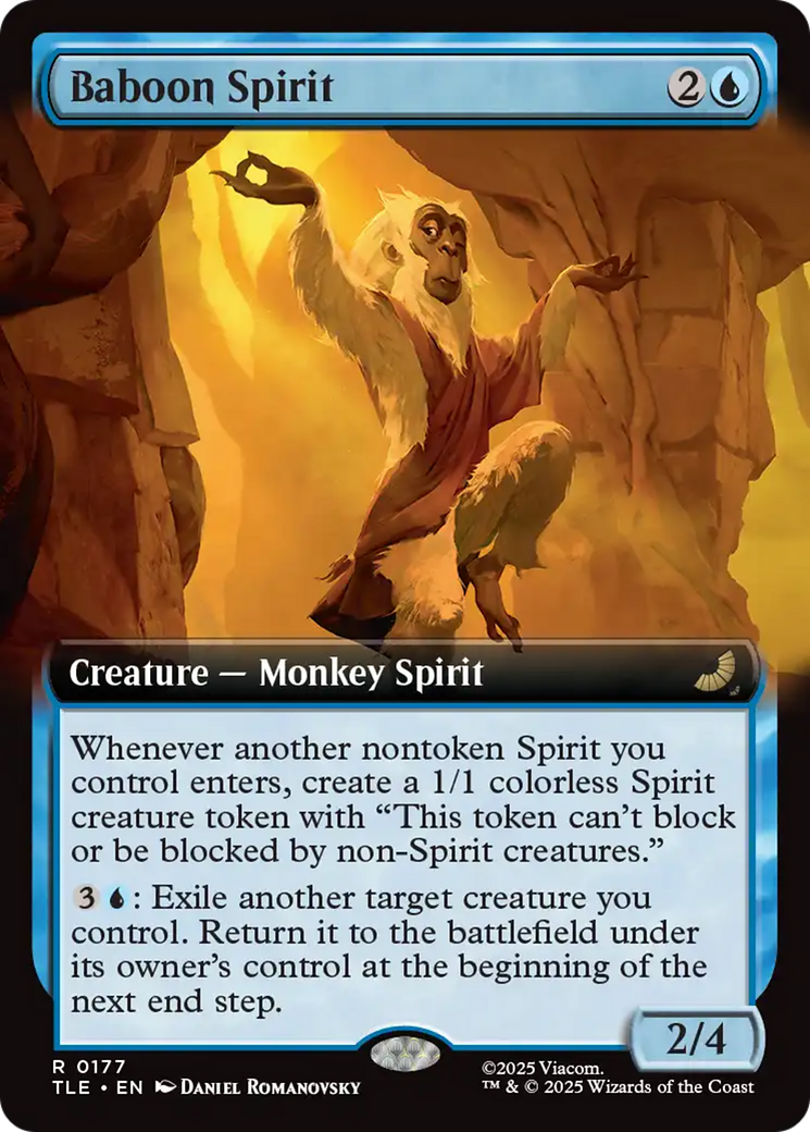 Baboon Spirit (Extended Art) [Avatar: The Last Airbender: Eternal-Legal] | Card Merchant Takapuna