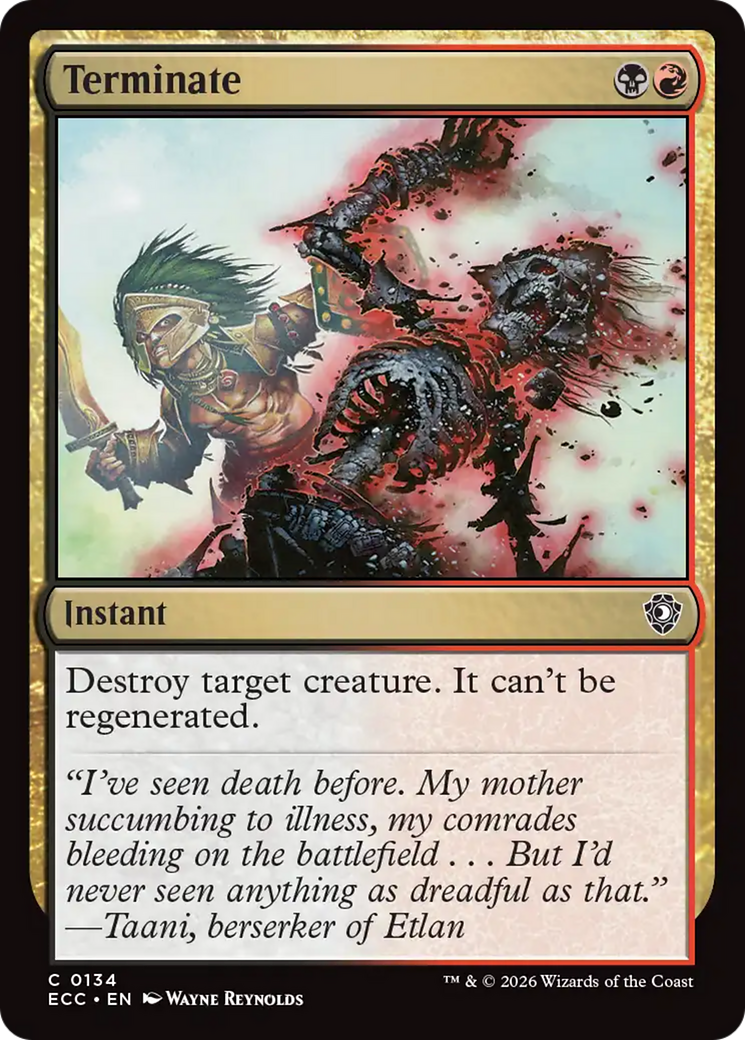 Terminate [Lorwyn Eclipsed Commander] | Card Merchant Takapuna