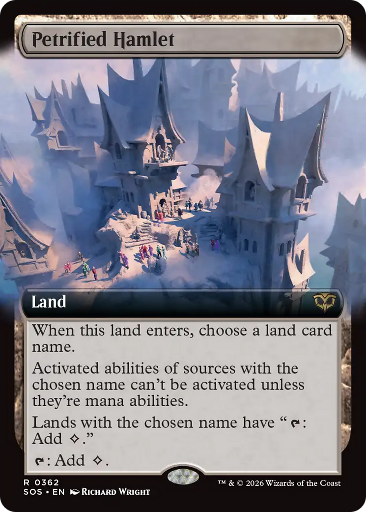 Petrified Hamlet (Extended Art) [Secrets of Strixhaven] | Card Merchant Takapuna