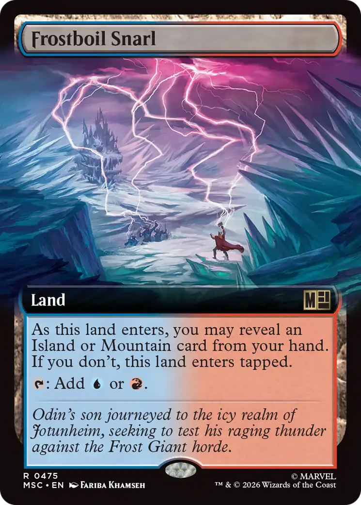 Frostboil Snarl (Extended Art) [Marvel Super Heroes Commander] | Card Merchant Takapuna