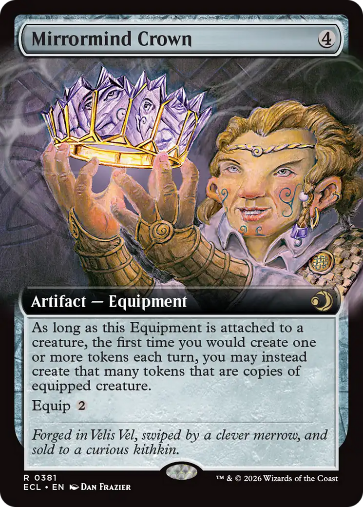 Mirrormind Crown (Extended Art) [Lorwyn Eclipsed] | Card Merchant Takapuna