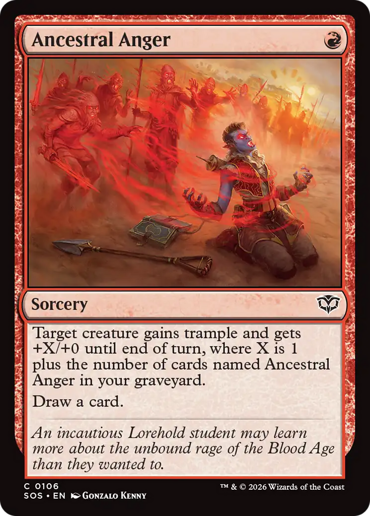 Ancestral Anger [Secrets of Strixhaven] | Card Merchant Takapuna