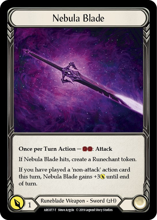 Nebula Blade // Viserai [ARC077 // ARC076] (Arcane Rising) | Card Merchant Takapuna