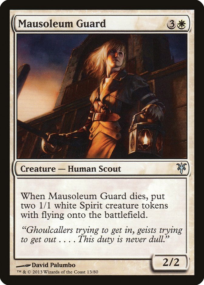 Mausoleum Guard [Duel Decks: Sorin vs. Tibalt] | Card Merchant Takapuna