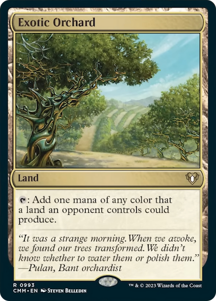 Exotic Orchard [Commander Masters] | Card Merchant Takapuna