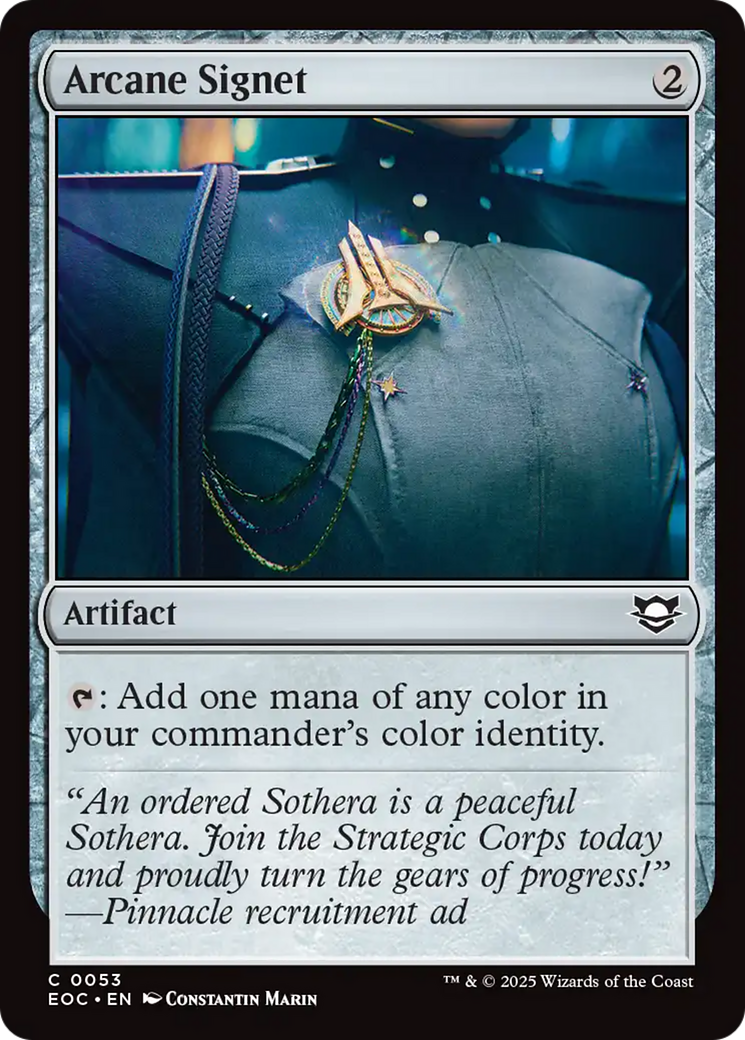 Arcane Signet [Edge of Eternities Commander] | Card Merchant Takapuna
