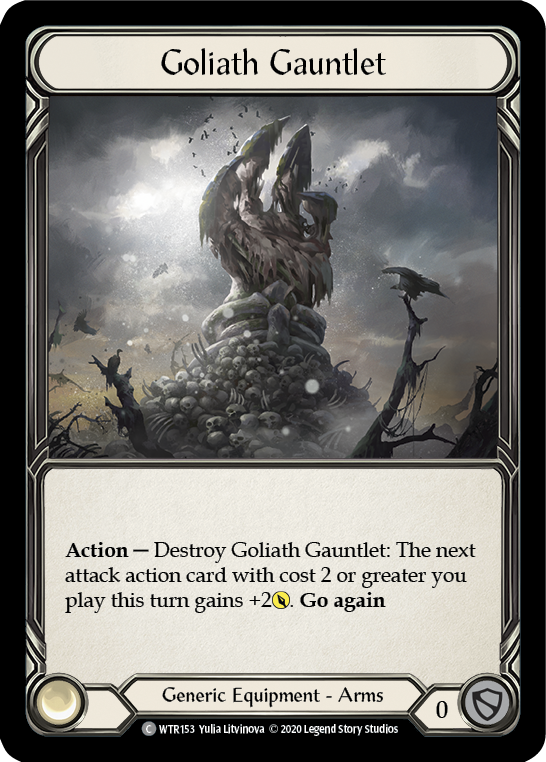 Goliath Gauntlet [U-WTR153] (Welcome to Rathe Unlimited)  Unlimited Rainbow Foil | Card Merchant Takapuna