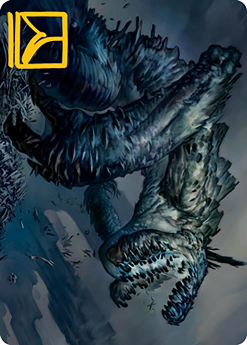 Necrogoyf Art Card (Gold-Stamped Signature) [Modern Horizons 2 Art Series] | Card Merchant Takapuna