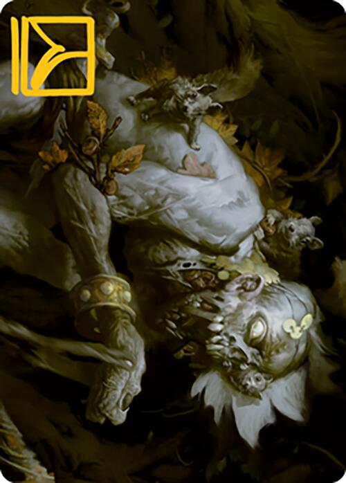 Nested Shambler Art Card (Gold-Stamped Signature) [Modern Horizons 2 Art Series] | Card Merchant Takapuna