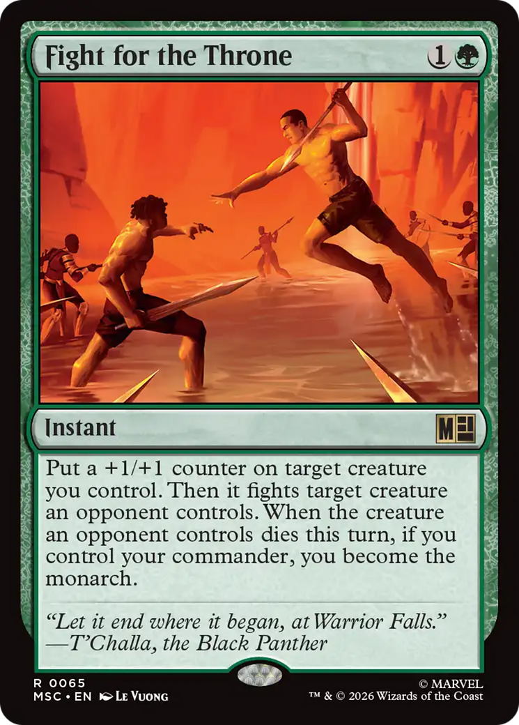 Fight for the Throne [Marvel Super Heroes Commander] | Card Merchant Takapuna