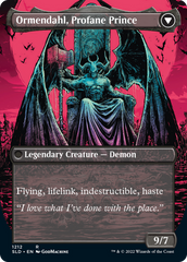 Westvale Abbey // Ormendahl, Profane Prince (Display Commander) (Borderless) [Secret Lair: From Cute to Brute] | Card Merchant Takapuna