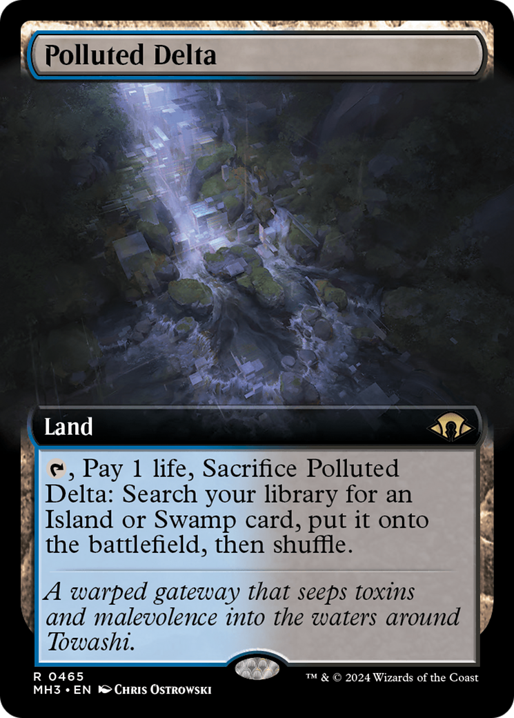 Polluted Delta (Extended Art) [Modern Horizons 3] | Card Merchant Takapuna
