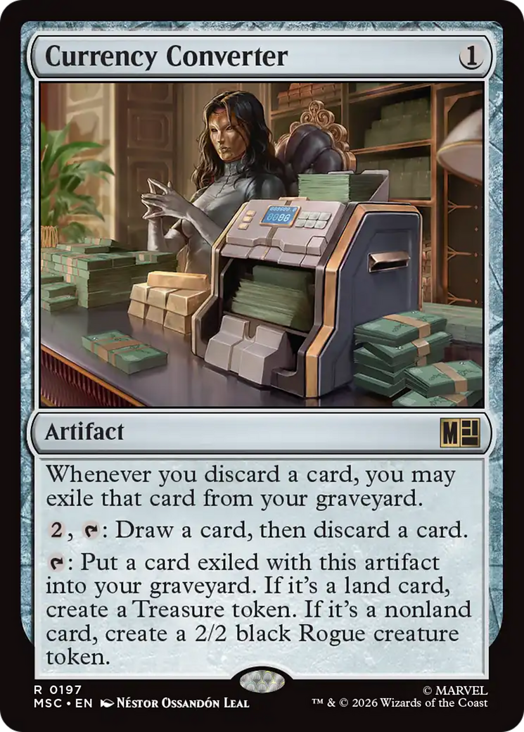 Currency Converter (Surge Foil) [Marvel Super Heroes Commander] | Card Merchant Takapuna