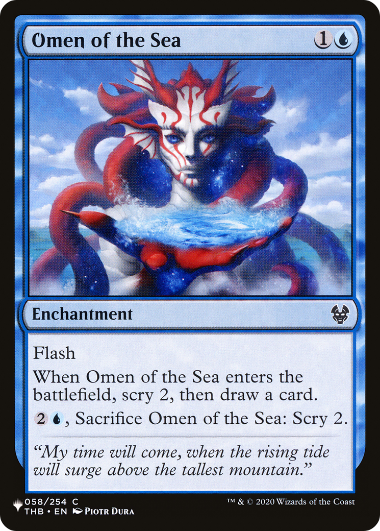 Omen of the Sea [The List] | Card Merchant Takapuna