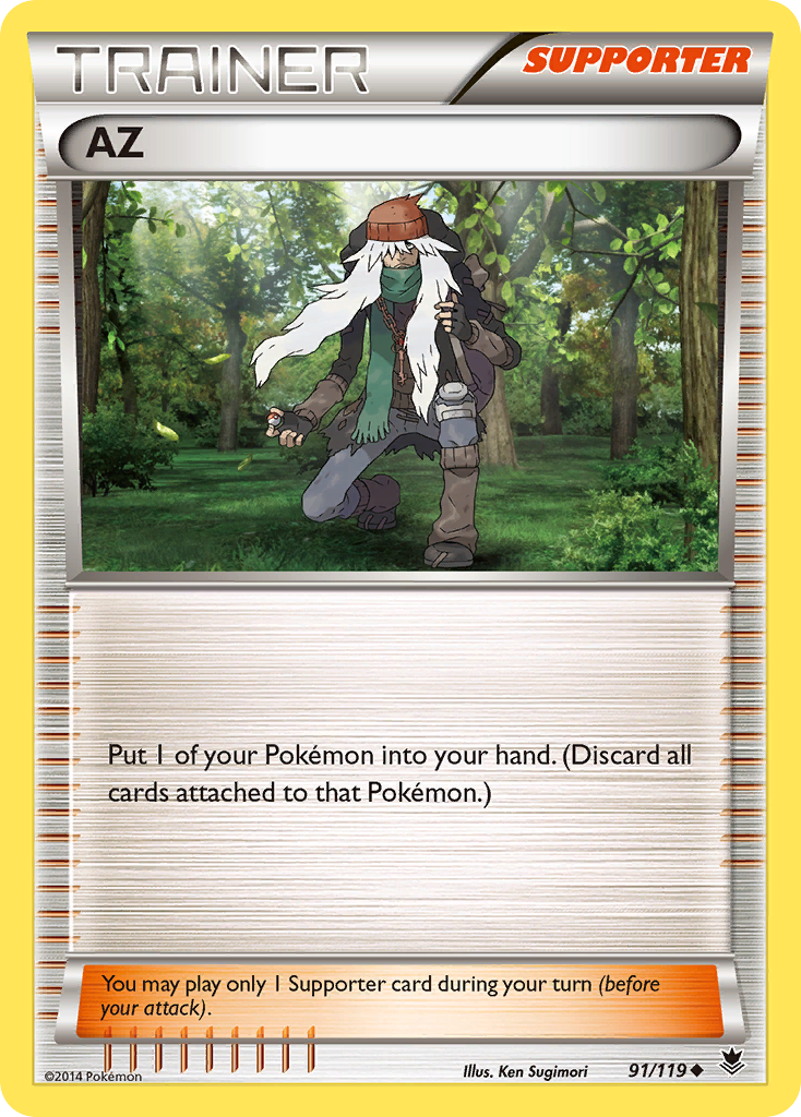 AZ (91/119) [XY: Phantom Forces] | Card Merchant Takapuna