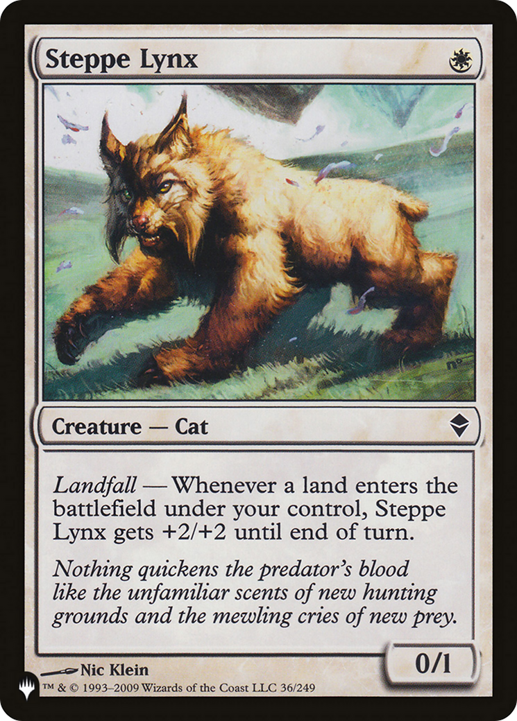 Steppe Lynx [The List] | Card Merchant Takapuna