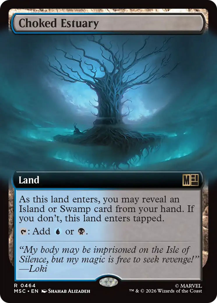 Choked Estuary (Extended Art) [Marvel Super Heroes Commander] | Card Merchant Takapuna