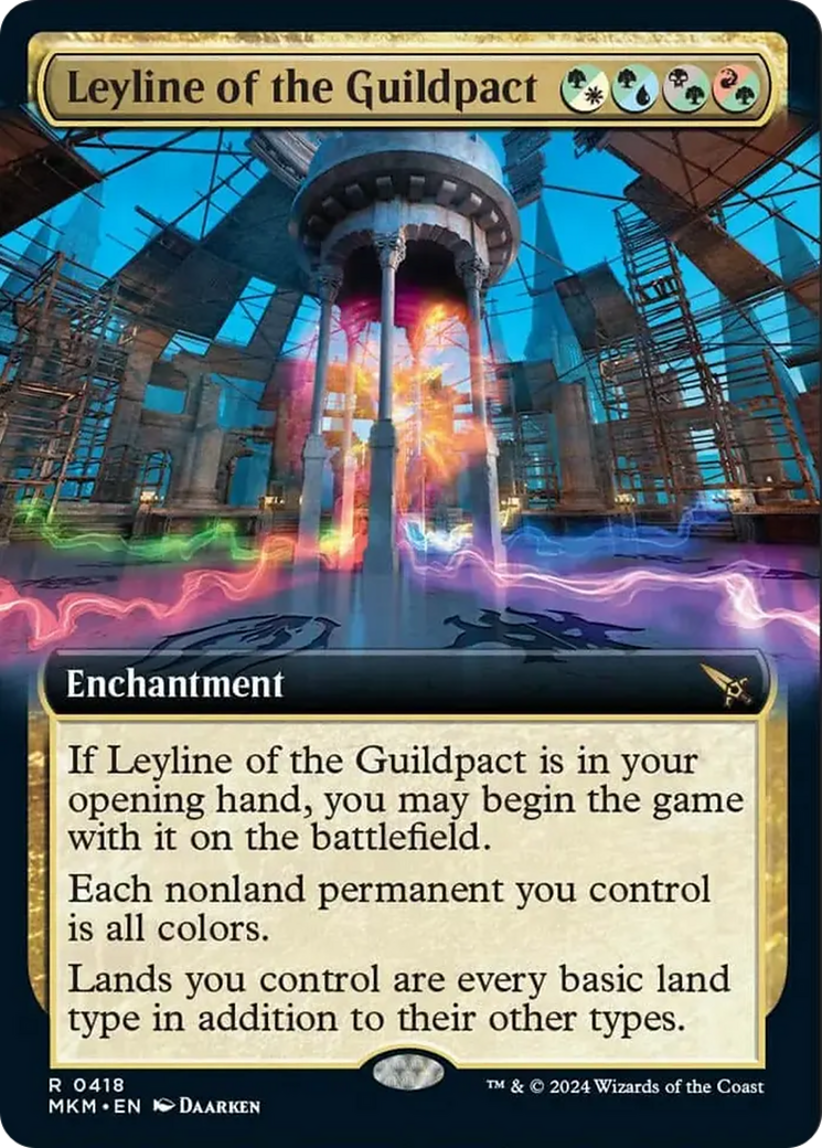 Leyline of the Guildpact (Extended Art) [Murders at Karlov Manor] | Card Merchant Takapuna
