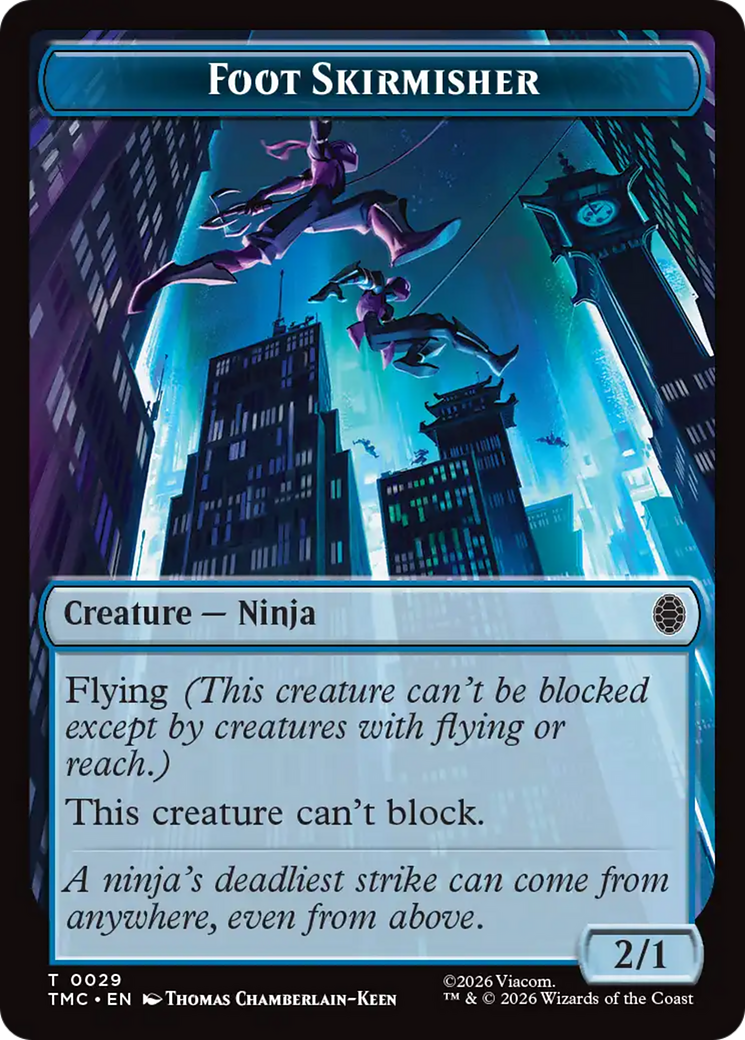 Foot Skirmisher [Teenage Mutant Ninja Turtles Commander] | Card Merchant Takapuna