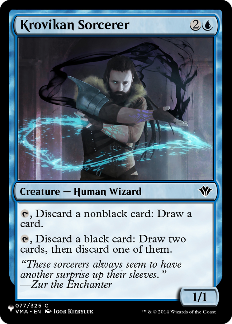 Krovikan Sorcerer [The List] | Card Merchant Takapuna
