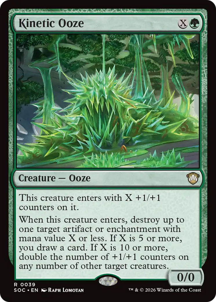 Kinetic Ooze [Secrets of Strixhaven Commander] | Card Merchant Takapuna