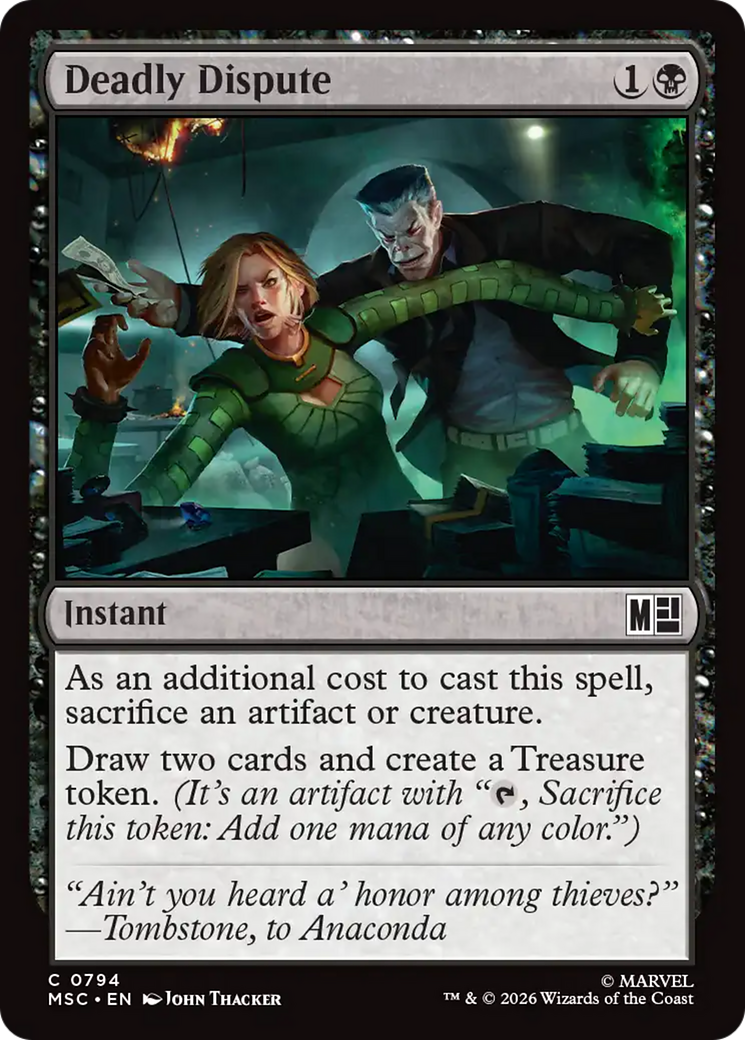 Deadly Dispute [Marvel Super Heroes Commander] | Card Merchant Takapuna