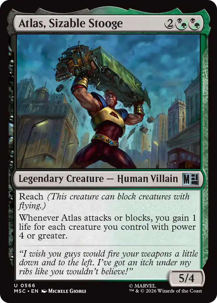 Atlas, Sizable Stooge [Marvel Super Heroes Commander] | Card Merchant Takapuna