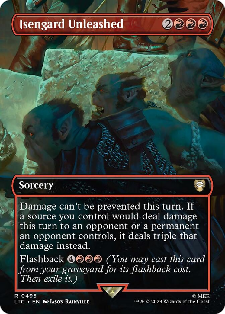 Isengard Unleashed (Borderless) [The Lord of the Rings: Tales of Middle-Earth Commander] | Card Merchant Takapuna