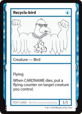 Recycla-bird (2021 Edition) [Mystery Booster Playtest Cards] | Card Merchant Takapuna